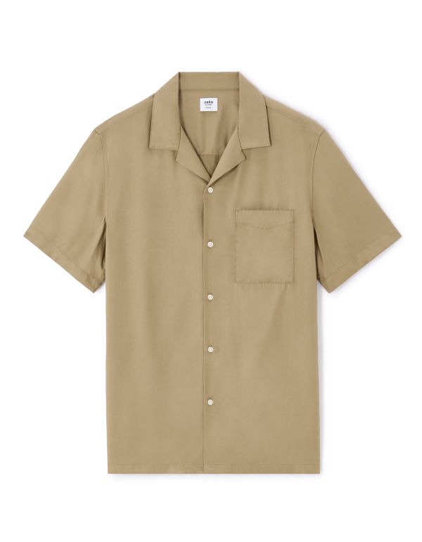 Chemisette regular 100% viscose - beige