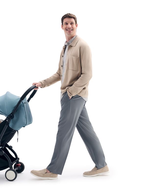 Surchemise en maille unie - beige