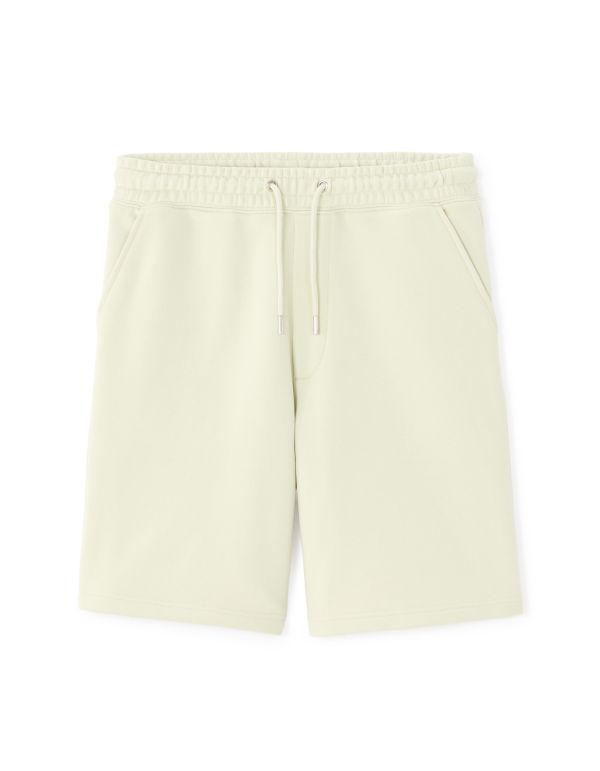 Short en molleton 100% coton - vert clair