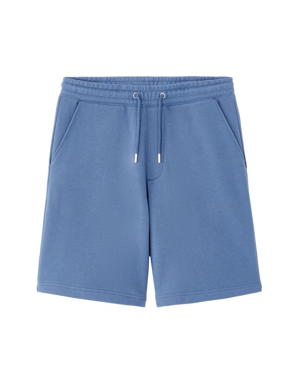 SW.05 Short en molleton 100% coton - bleu