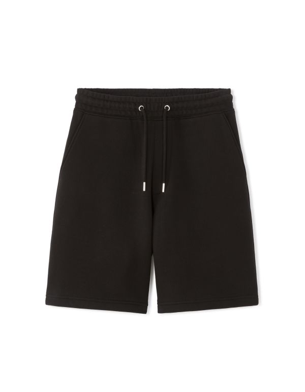 Short en molleton 100% coton - noir