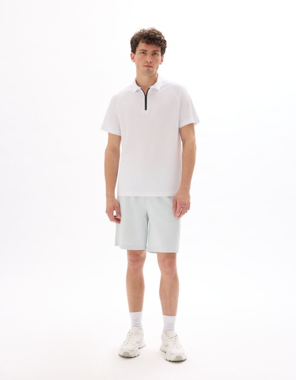Polo regular Coolmax - blanc