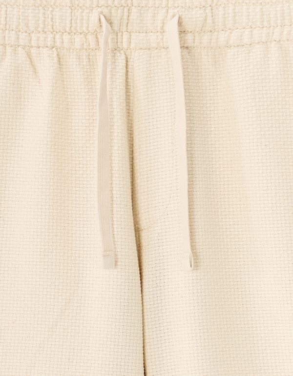 Bermuda 100% coton canvas - écru