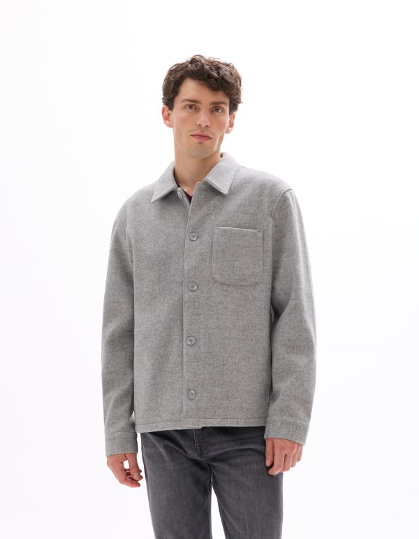 Veste maille non doublé - gris