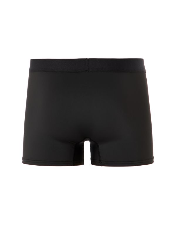 Boxer en microfibre uni - noir