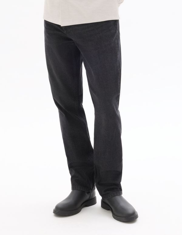 Jean loose 100% coton - noir