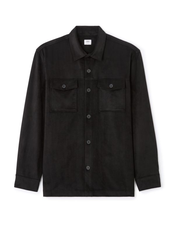 Surchemise avec poches - noir