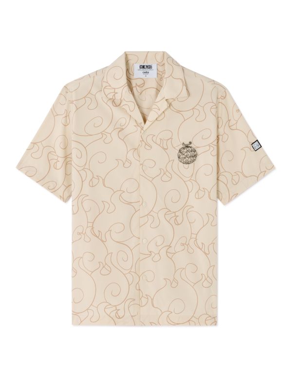 One Piece - Chemise oversize beige