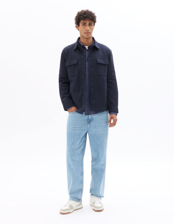 Surchemise intérieur matelassée - marine