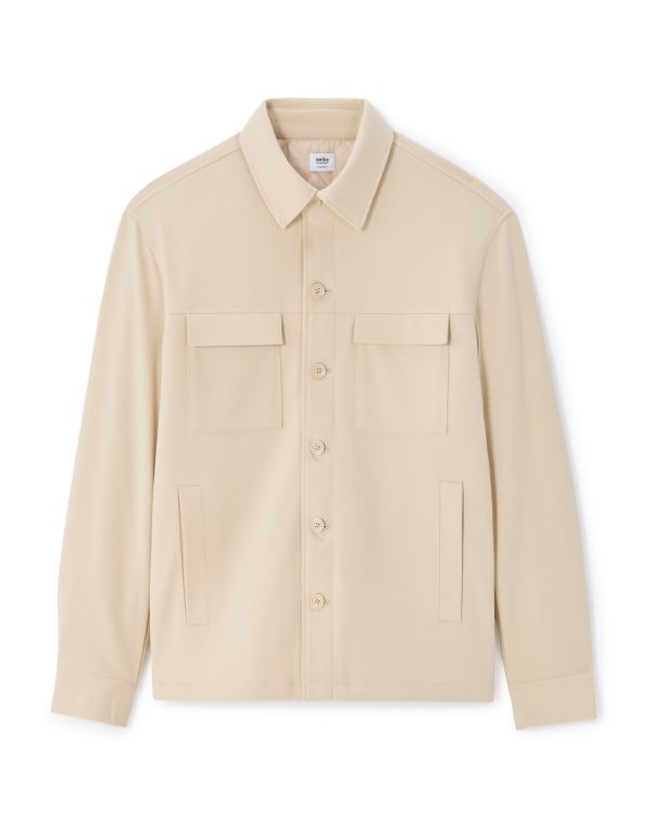 Surchemise intérieur matelassée - beige