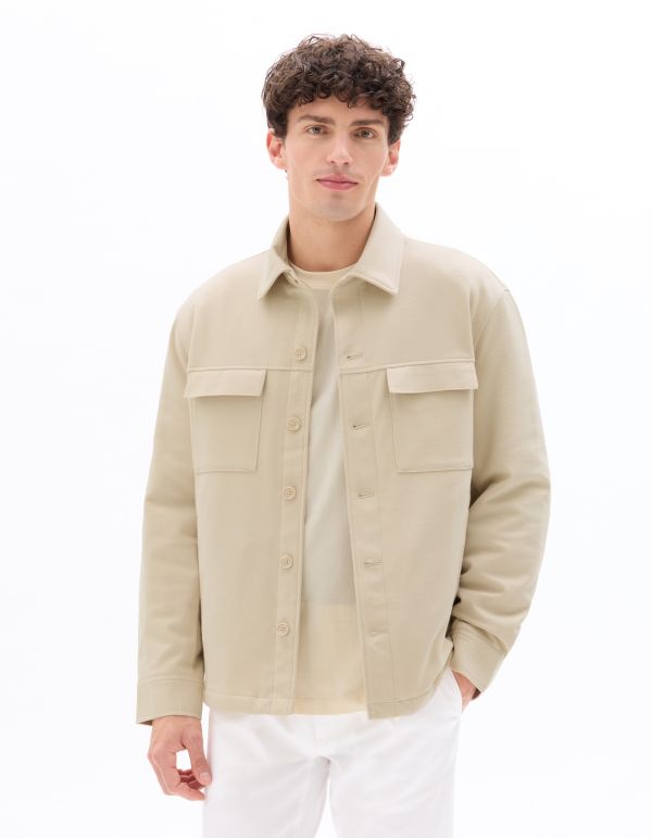 Surchemise intérieur matelassée - beige