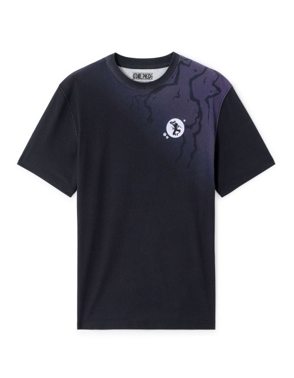 One Piece - T-shirt noir Luffy