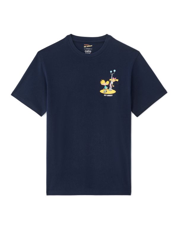 Hey Arnold! - T-shirt marine