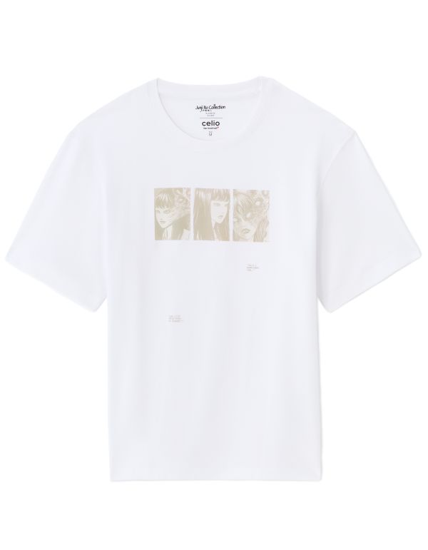 Junji Ito Collection - T-shirt blanc TOMIE