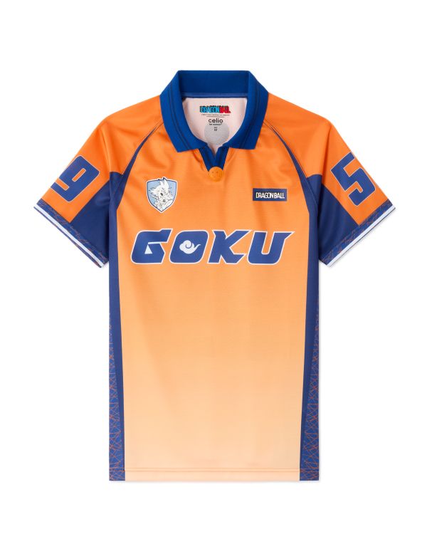 Dragon Ball - Maillot de foot orange