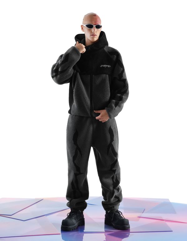 Follow your Instinct* by Inoxtag - Veste sherpa grise