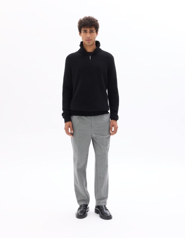 Pantalon 24H straight pied de puce - gris