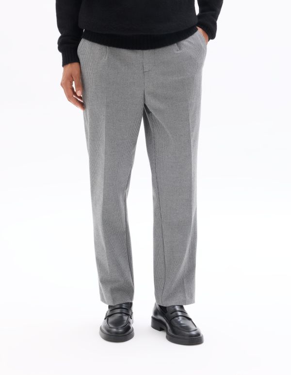 Pantalon 24H straight pied de puce - gris