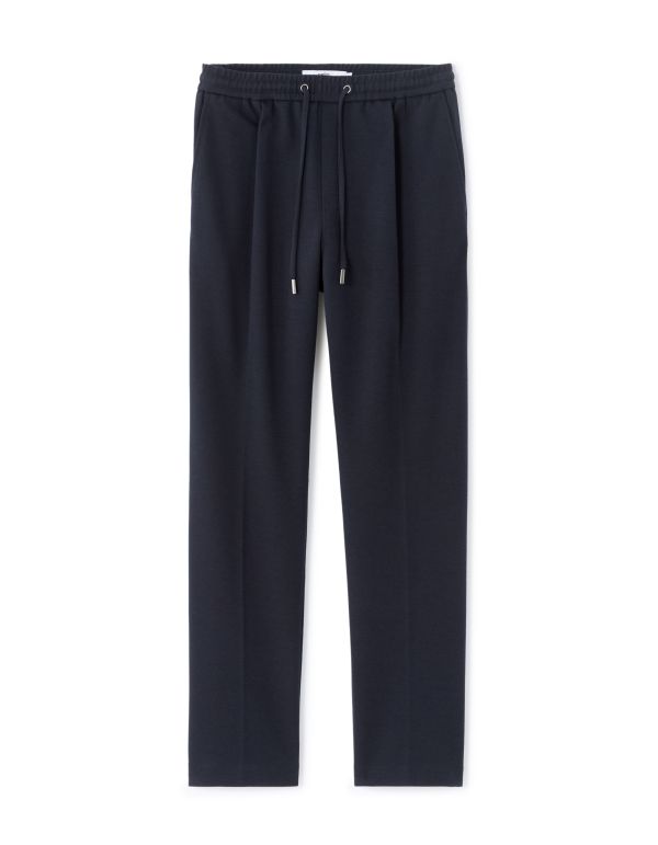 Pantalon 24H slim en twill - marine