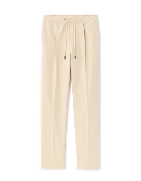Pantalon 24H slim en twill - beige