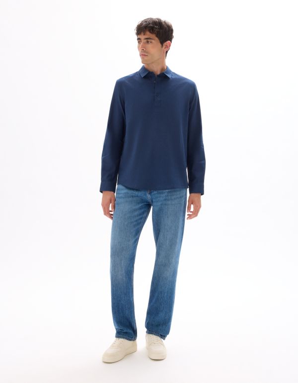 Jean loose coton TENCEL™ Lyocell - stone