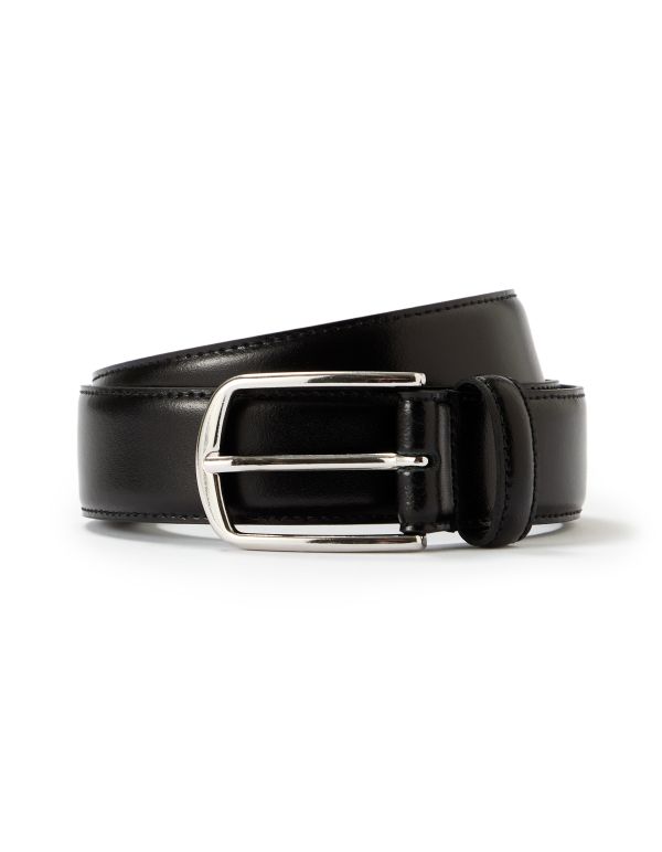 Ceinture en cuir - noir