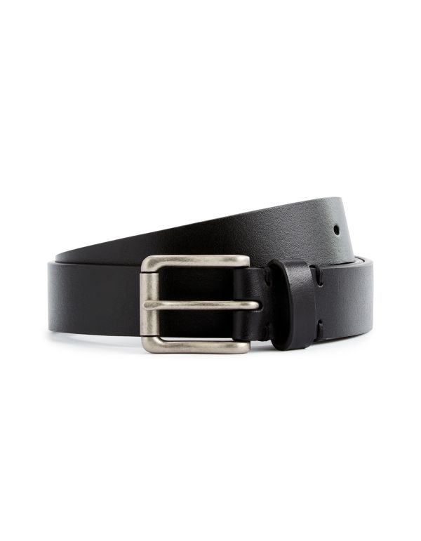 Ceinture en cuir - noir