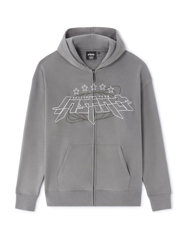 Follow your Instinct* by Inoxtag - Sweat à capuche gris