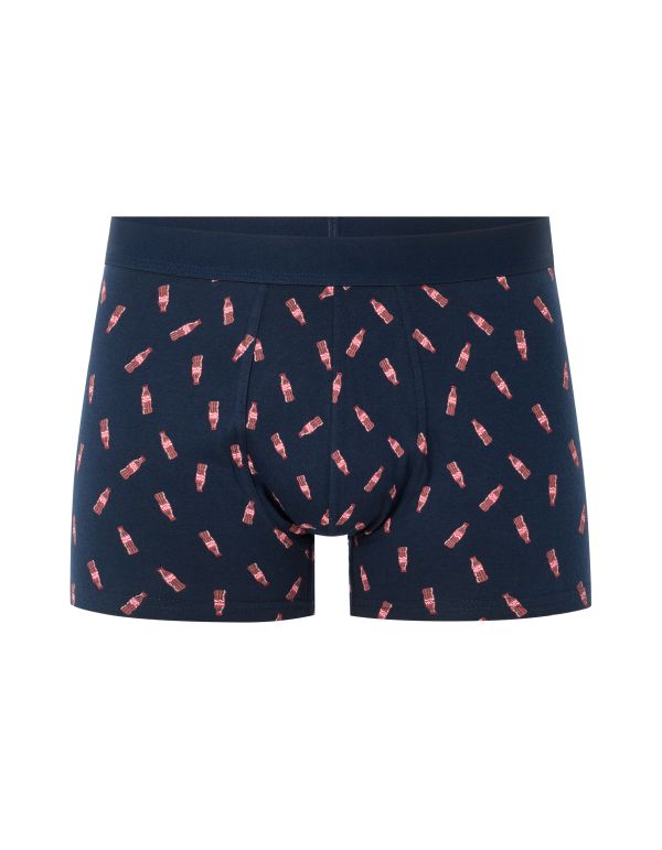 Boxer à motif sodas - bleu