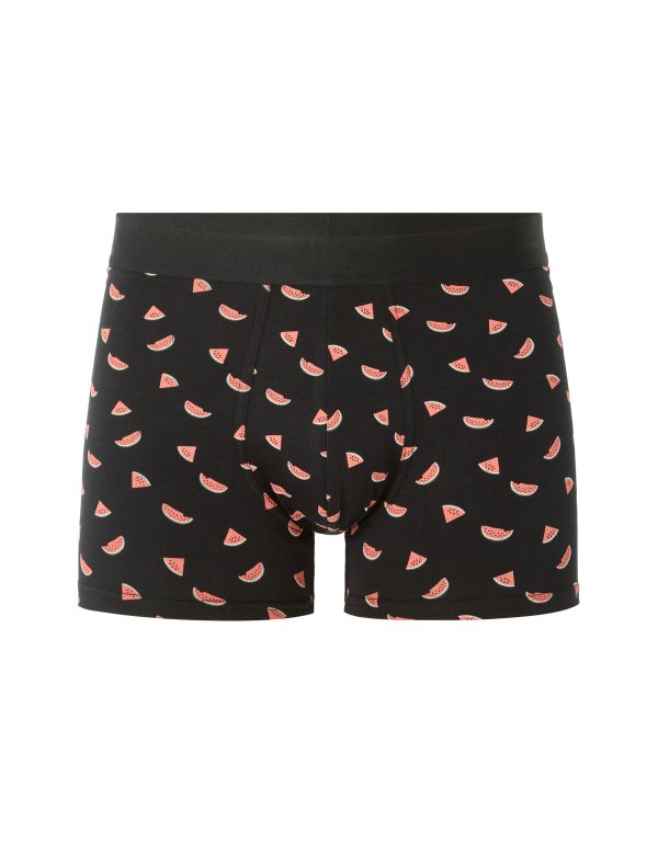 Boxer à motifs pastèque - noir