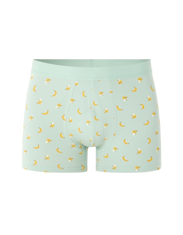 Boxer à motif banane - bleu