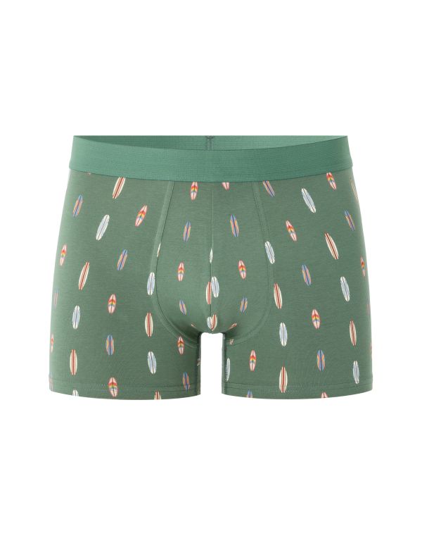 Boxer à motifs surf - vert