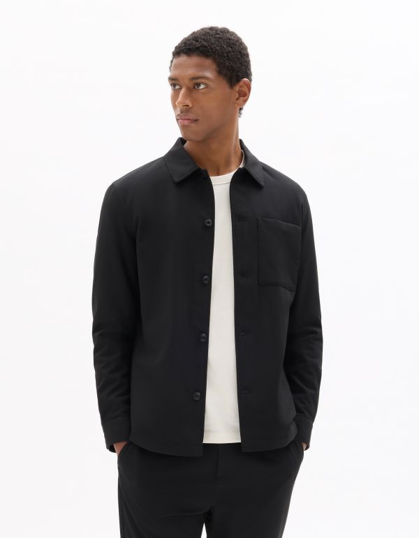 Surchemise intérieur matelassé - noir