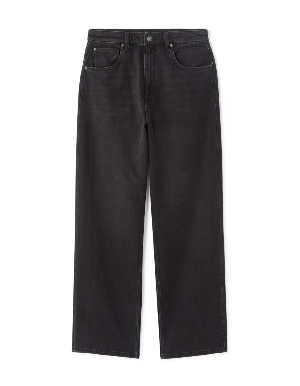 Jean baggy 100% coton C15 - noir