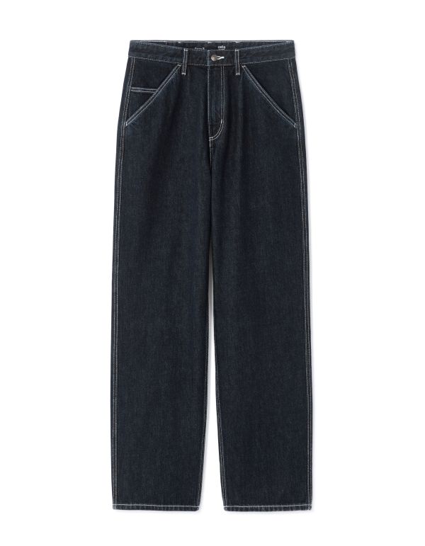 Jean baggy 100% coton - brut