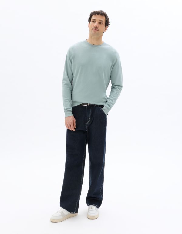 Jean baggy 100% coton - brut