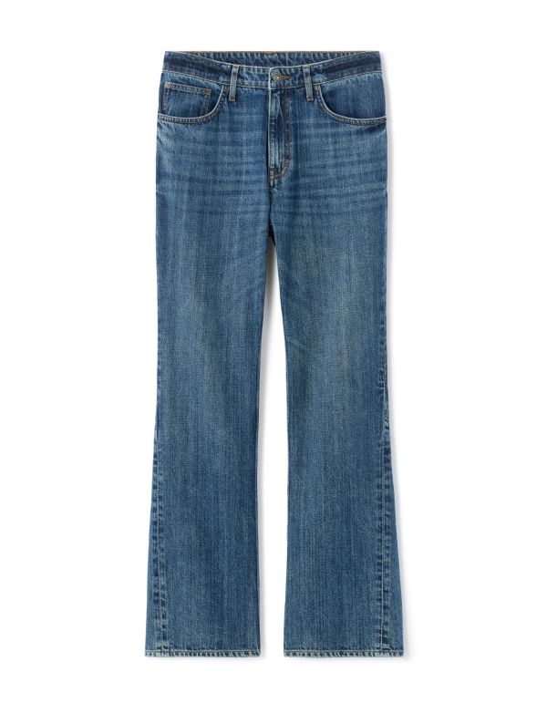 Jean flare 100% coton - double stone
