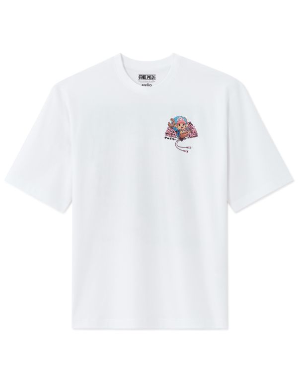 One Piece - T-shirt blanc homme Tony Tony Chopper