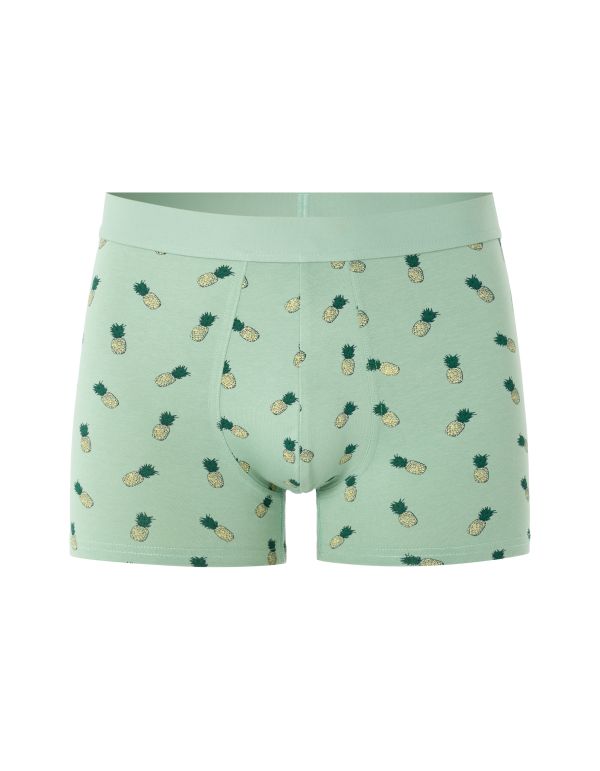 Boxer à motif ananas - vert
