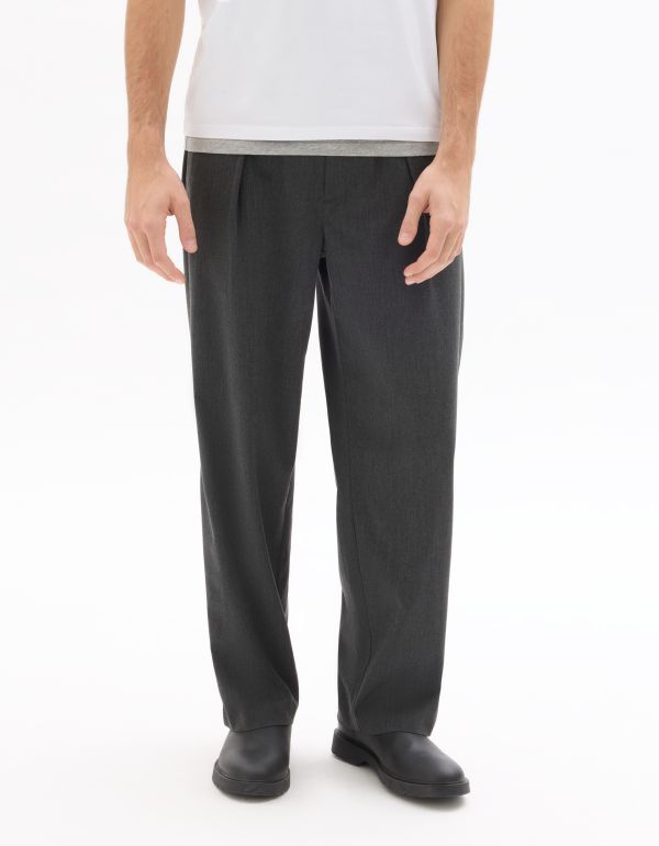 Pantalon baggy 24H - gris foncé