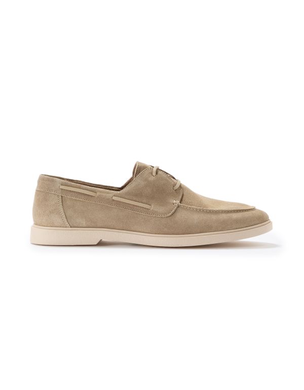 Chaussures bateau - beige