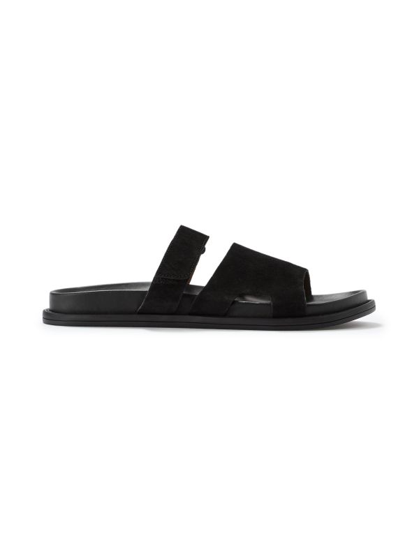 Sandales brides croisées - noir