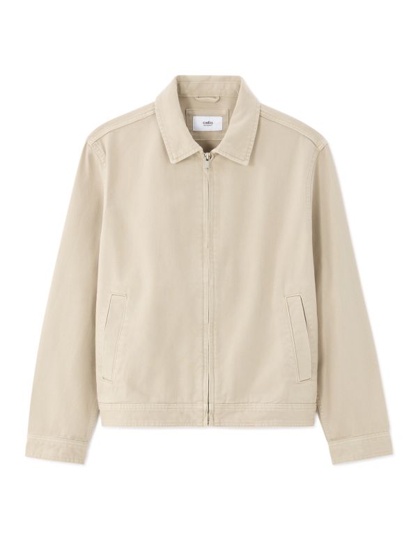 Veste col chemise - beige