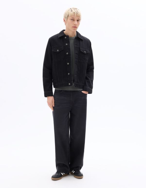 Veste en jean  - noir