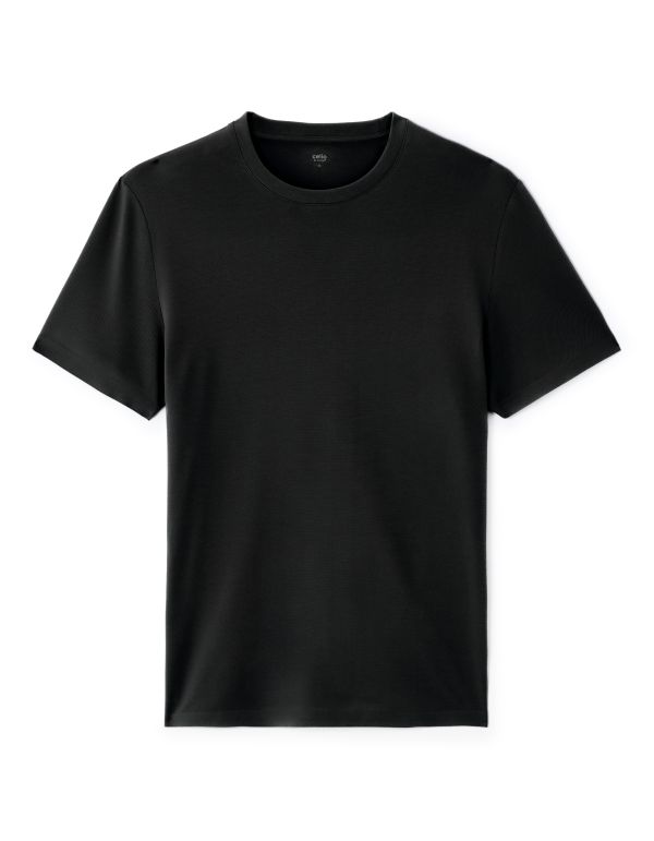 T-shirt boxy sport - noir
