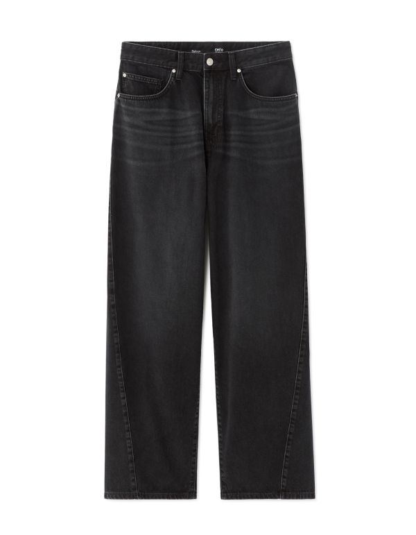 Jean barrel 100% coton - noir