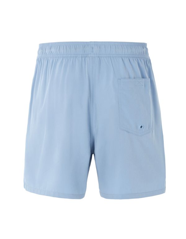 Maillot de bain stretch uni - bleu