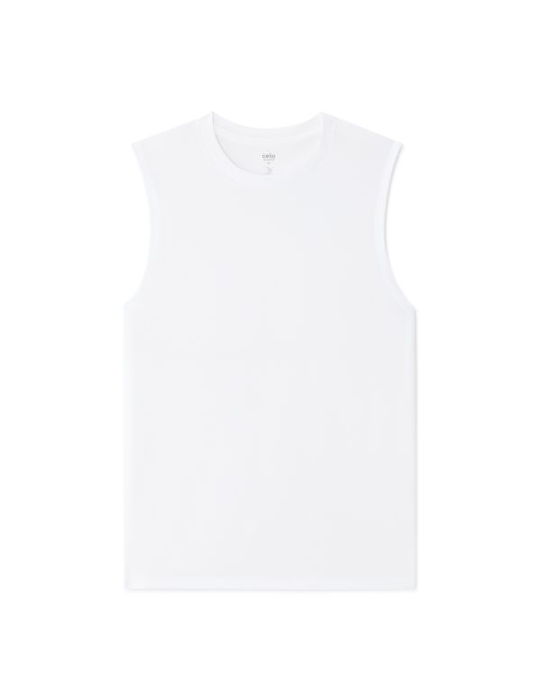 Débardeur gamme sport en mesh - blanc