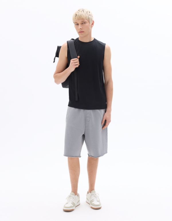 Débardeur gamme sport en mesh - noir