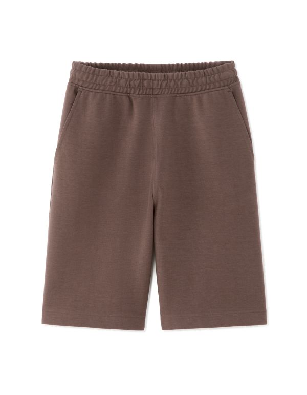 Short loose en interlock - marron glacé